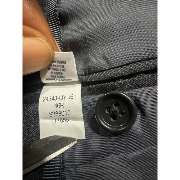 Bonobos Standard Fit Charcoal Grey Blazer Suit Jacket Size 46R 24343-GYU61 - Picture 4 of 10